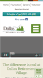 Mobile Screenshot of dallasretirementvillage.com